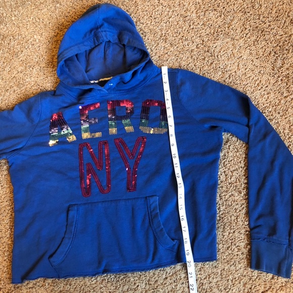 Aeropostale sequined cropped hoodie - Picture 5 of 5
